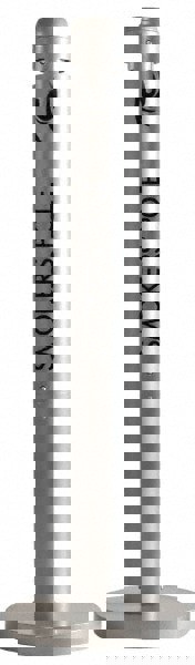 Smoker's Pole, Round, Steel, 0.9 gal, 4 dia x 41h, Silver